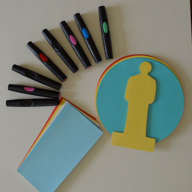 Arbeitsmaterial für Moderation